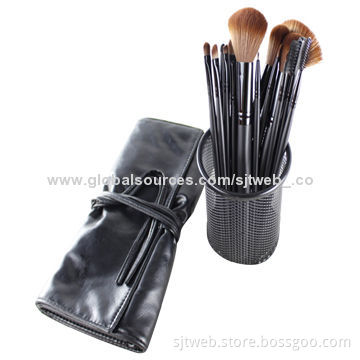 15 Pieces Powder Makeup Brushes Set with 24*12cm Size